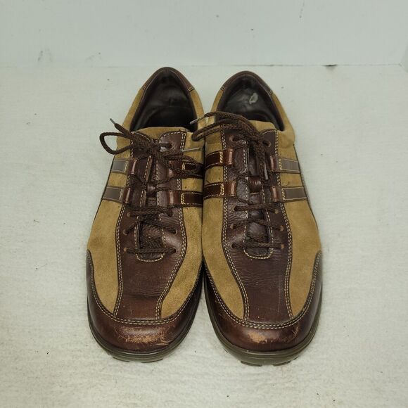 Cole Haan Shoes Size 9M Mens Casual Two Tone Brown Oxford Driving Comfort C03996 - Picture 4 of 16